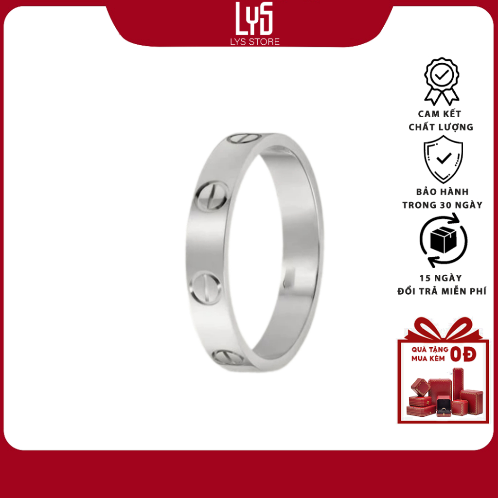 Nhẫn Nữ Lys Love Wedding Band 8384SV - Nhẫn nữ cao cấp