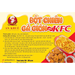 Bột Chiên Gà - Bột Làm Gà Rán Ngon Như KFC - Làm Ếch Chiên