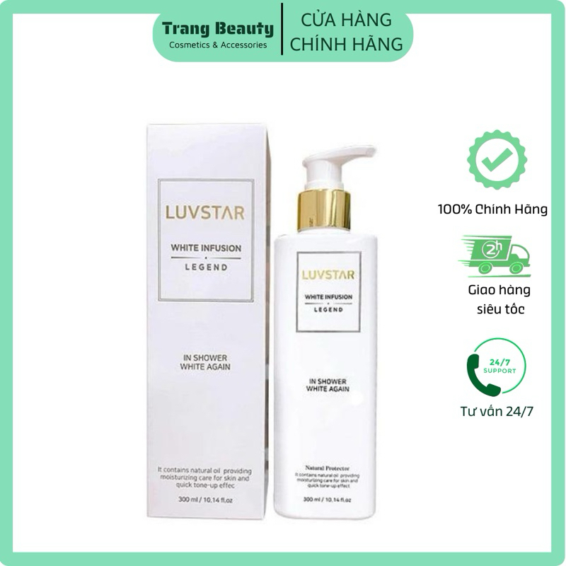 [MẪU MỚI] Sữa Tắm Trắng Da Luvstar Body Tone Up Cream 300ml