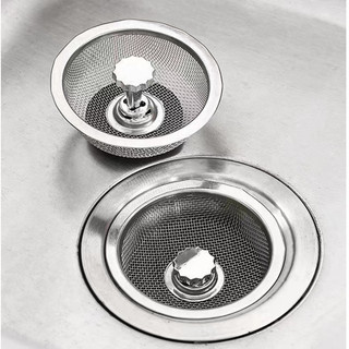 Lưới inox lọc rác bồn rửa chén - lưới lọc cặn thức ăn, rau thừa chống tắc nghẽn không gỉ