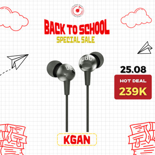 Tai Nghe Có Dây Nhét Tai JBL C200Si - Chính Hãng PGI