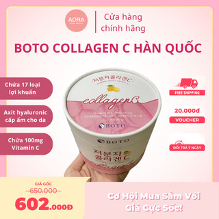 Bột uống collagen BOTO C cho 3 tháng sử dụng