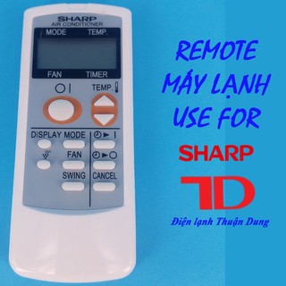 Remote điều khiển điều hòa dành cho máy lạnh SHARP, Điện Lạnh Thuận Dung