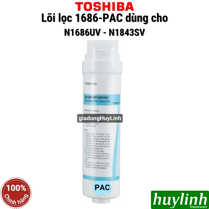 Lõi lọc thô số 1 Toshiba F-1686-PAC (dùng cho Toshiba TWP-N1686UV và TWP-N1843SV)