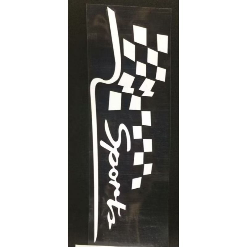 Decal dán xe hơi chữ sport có nhiều màu khác nhau để lựa chọn