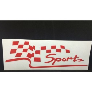 Decal dán xe hơi chữ sport có nhiều màu khác nhau để lựa chọn