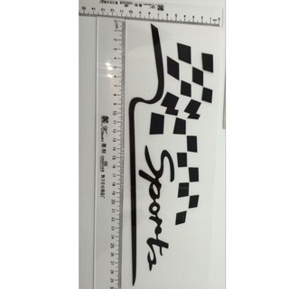 Decal dán xe hơi chữ sport có nhiều màu khác nhau để lựa chọn