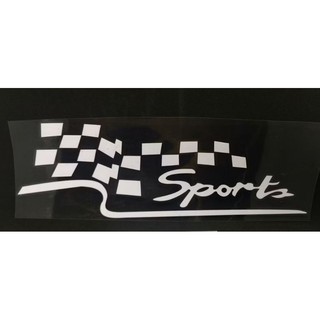 Decal dán xe hơi chữ sport có nhiều màu khác nhau để lựa chọn