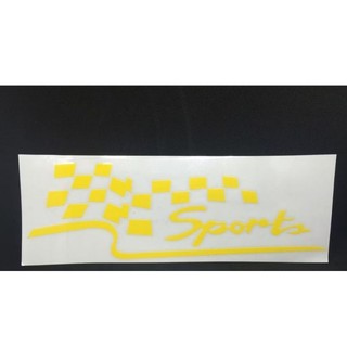 Decal dán xe hơi chữ sport có nhiều màu khác nhau để lựa chọn
