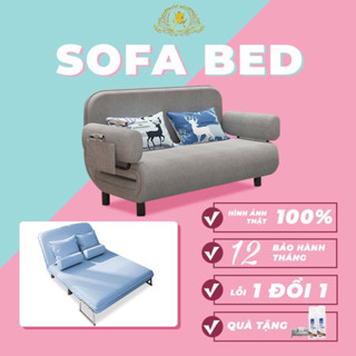  Ghế Sofa Gấp Gọn Thông Minh Mở Ra Thành Giường Ghế Gập Thành Giường Chịu Tải Lớn Tặng 2 Gối 