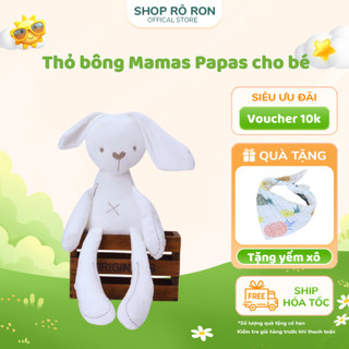 Thỏ bông Mamas Papas - Thỏ bông cho bé Sz 40cm - Shop Rô Ron