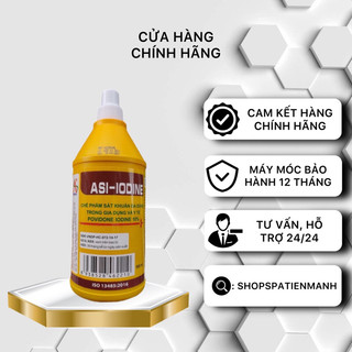 Dung dịch cồn đỏ povidone iodine 10% chai 500ml sát khuẩn
