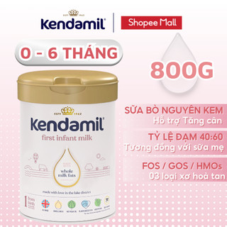 Sữa Công Thức Nguyên Kem Kendamil Số 1 (800g)