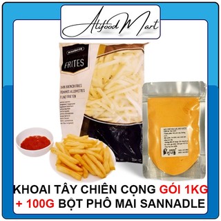 Khoai Tây Chiên Cọng Bỉ Gói 1kg Kèm Bột Phô Mai