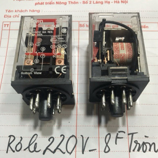 Rơ le 220V -8 chân tròn ( Giá 1 cái )