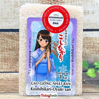Gạo nhật koshihikari oyukisan ngọt thanh, dẻo thơm 1kg