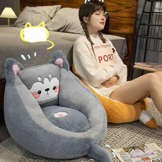 Nệm lót ngồi trên ghế futon ngồi bệt dựa tường đệm lót ghế văn phòng, gối ôm tựa lưng sofa decor trang trí (Mã 01)