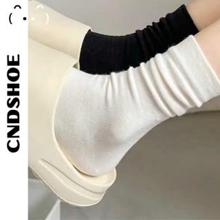 (FREESHIP ) Tất/Vớ Basic Hàn Quốc Trắng Đen Cao Cổ Phong Cách Y2K