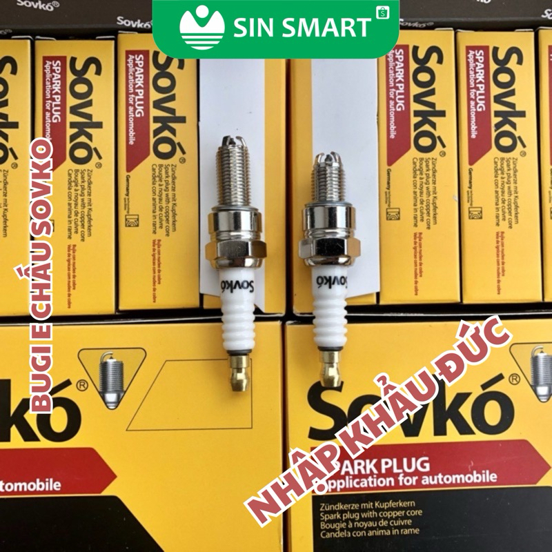 Bugi 3 chấu Sovko Đức Bugi Sovko chân dài dành cho xe tay ga