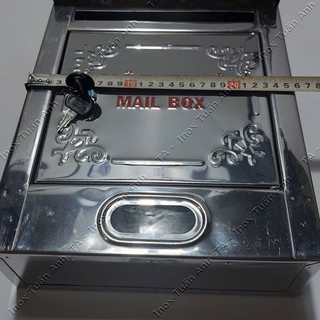 Hộp thư inox , thùng đựng thư inox, thùng thư báo lớn