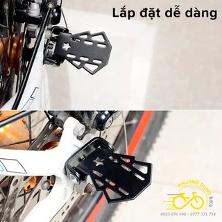 Gác chân xe đạp gắn sườn - Kiểu 02 (1Cặp)