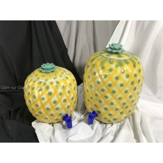 Bình sứ đựng nước Bát Tràng