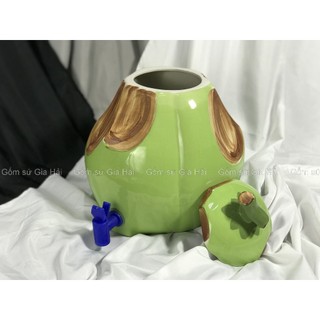 Bình sứ đựng nước Bát Tràng