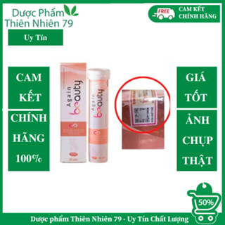 Viên Sủi  Again Beauty Hỗ Trợ Trắng Da Giảm Nám Tàn Nhang - Tuýp 20 viên