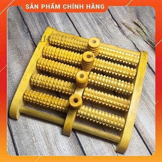 Bàn lăn chân gỗ 📌FREESHIP📌 Massage chân 5 hàng thông huyệt matxa, cải thiện giấc ngủ (M1)