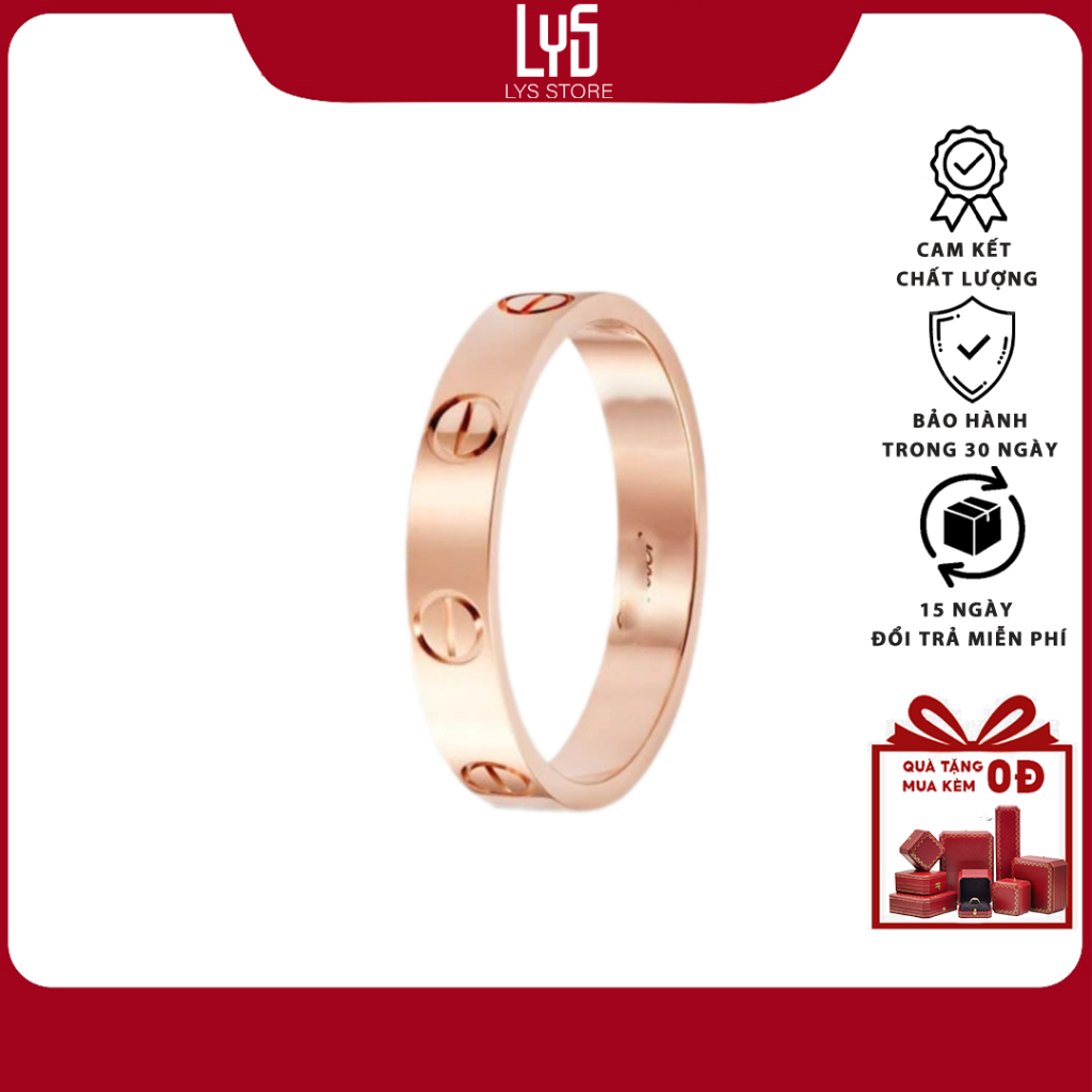 Nhẫn Nữ Lys Love Wedding Band 8384RG - Nhẫn nữ cao cấp