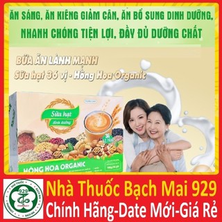 [HỘP 36 GÓI] Sữa hạt dinh dưỡng 36 vị hạt thuần chay không đường, không đậu tương, ăn sáng ăn kiêng tiện lợi