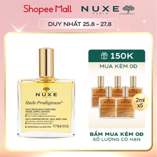 [MÃ CRM178HB2 GIẢM 10%] Dầu dưỡng đa năng Nuxe Huile Prodigieuse® 50ml