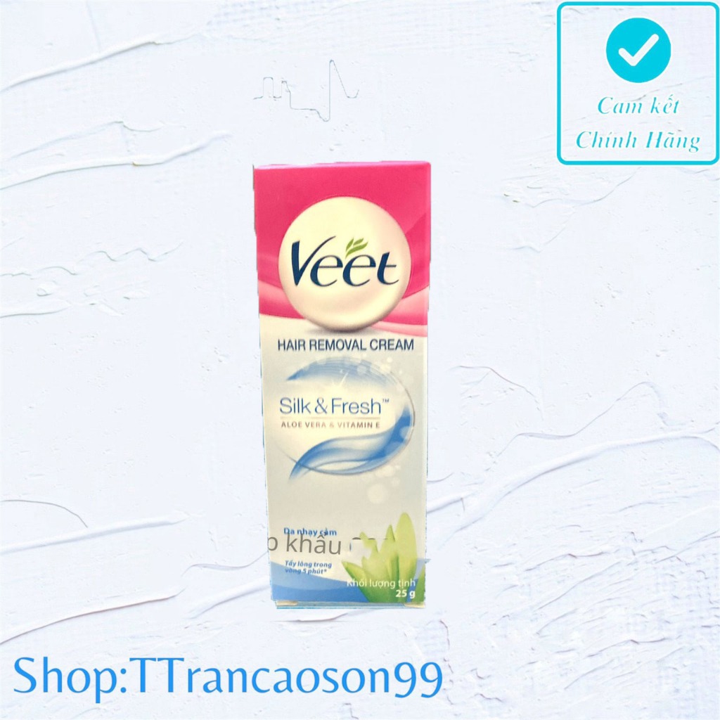 Kem tẩy lông da thường và da nhạy cảm VeetT 25g