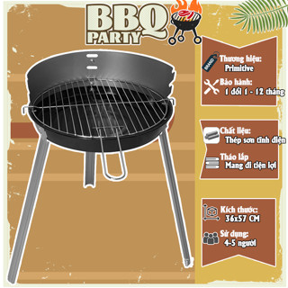  Bếp Nướng Than Hoa Lò Nướng than Bếp nướng BBQ - Thay đổi chiều cao vỉ nướng 