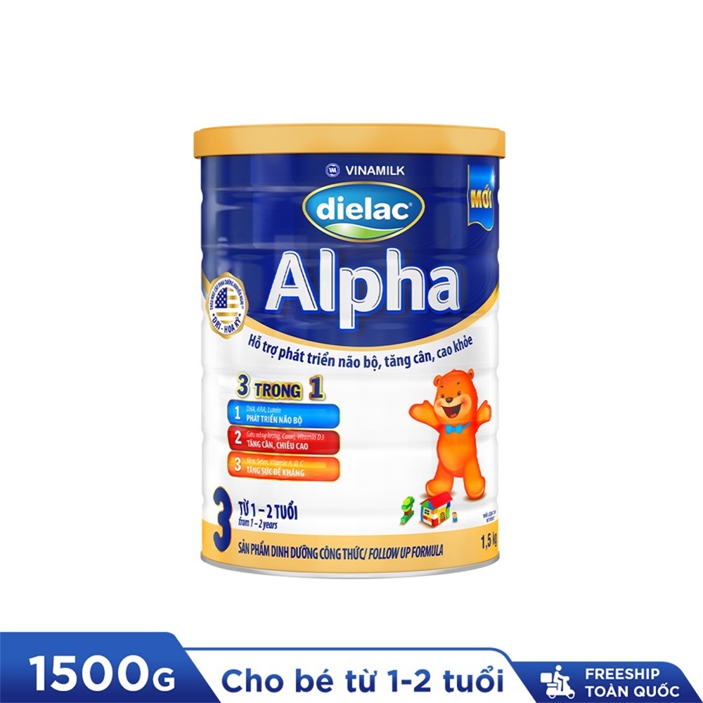 Sữa bột Dielac alpha Step 3 900g/1.5kg