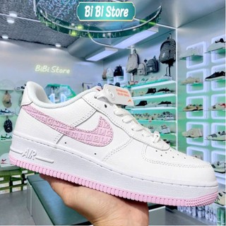 Giày thể thao af1 pink love full bill box , giày sneaker nữ af1 force 1 trắng móc hồng cổ thấp bản đẹp