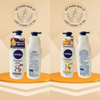 SỮA DƯỠNG THỂ ,TRẮNG DA NIVEA  BAN ĐÊM VÀ BAN NGÀY CHAI VÒI  [CHÍNH HÃNG100% ]