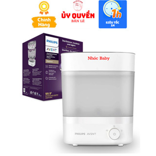 Máy tiệt trùng sấy khô Philips Avent SCF 293.00 Premium Plus Tối Đa 6 Bình Sữa, Vô Trùng 24H - Bảo Hành 2 Năm