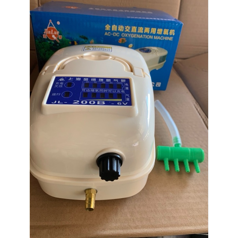MÁY SỤC KHÍ OXY TÍCH ĐIỆN JL-200B công suất 25w - CHÍNH HÃNG  .