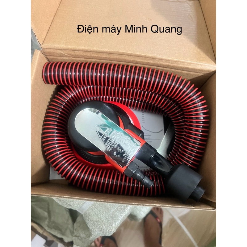 Máy trà nhám hơi phi 125mm có hút Top