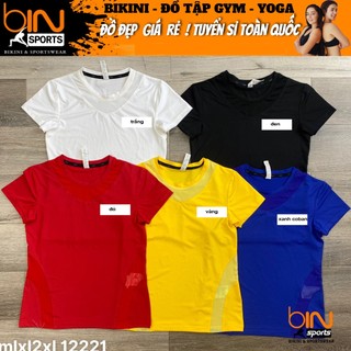 Aó Tập Gym Nữ, Aó Thun Phủ Bụng tập yoga, gym, aerobic thể thao A133