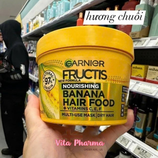 Kem Ủ Tóc Đa Công Dụng Garnier Fructis 390ml Hàng Nội Địa Úc