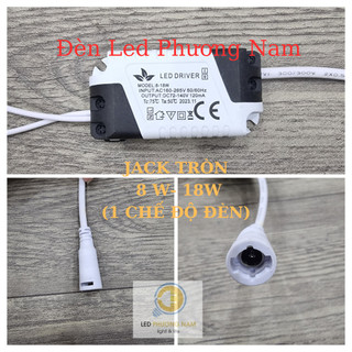 10 Driver Đèn Led 8w - 18w Âm Trần và Ốp Nổi