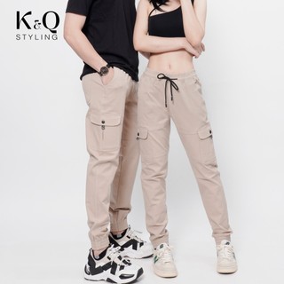  Quần kaki túi hộp ống túm co giãn mạnh KQSTYLING kaki cotton co giãn 