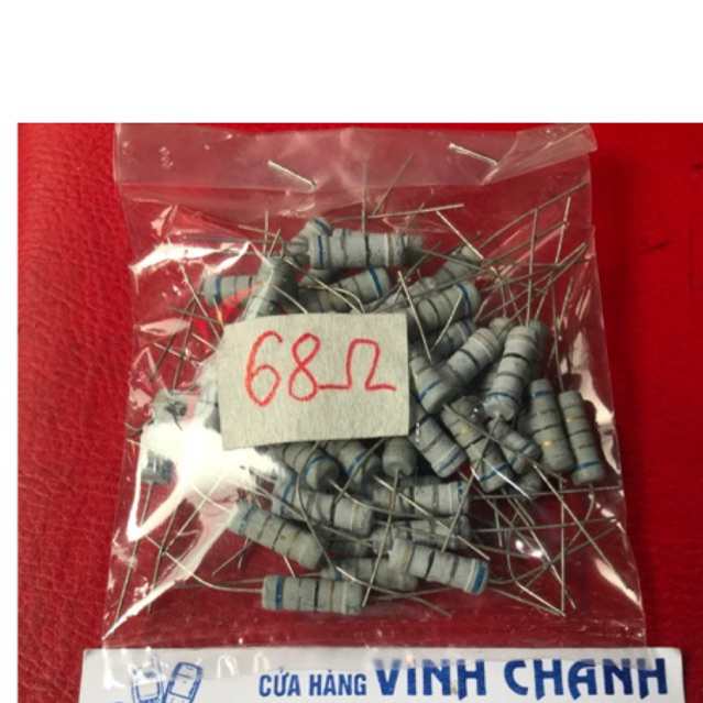 Combo 100 con trở 2W 68 Ohm