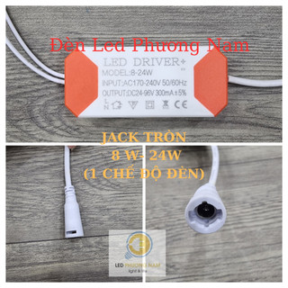 Tăng phô đèn led 8w đến 24w - Jack Tròn