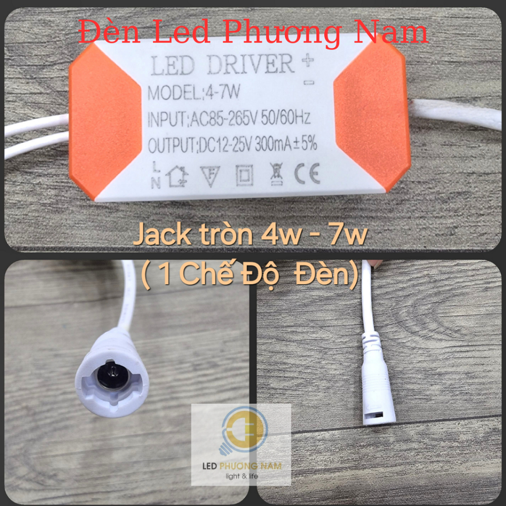 10 Tăng phô 4w đến 7w đèn led