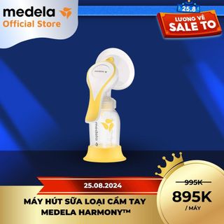 Máy hút sữa Medela Harmony loại cầm tay | công nghệ 2-Phase Expression™, sử dụng phễu PersonalFit Flex™