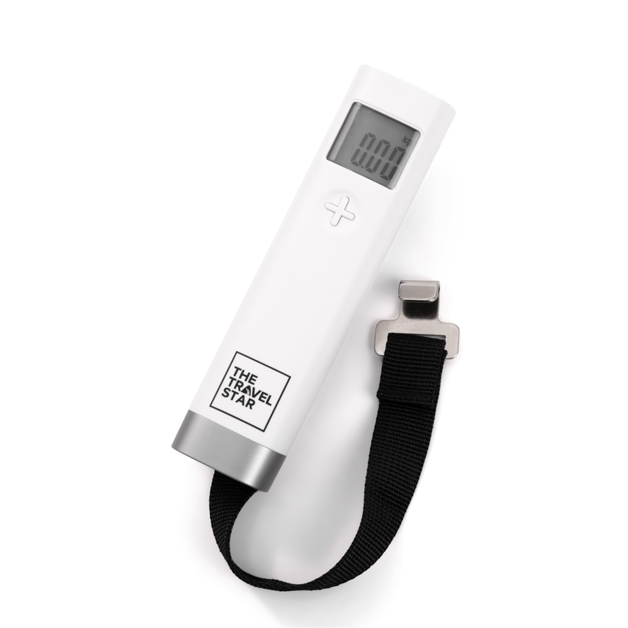 Cân điện tử The Travel Star C00-348 Digital Luggage Scale S White Cân Hành Lý Du Lịch Cầm Tay Nhỏ Gọ