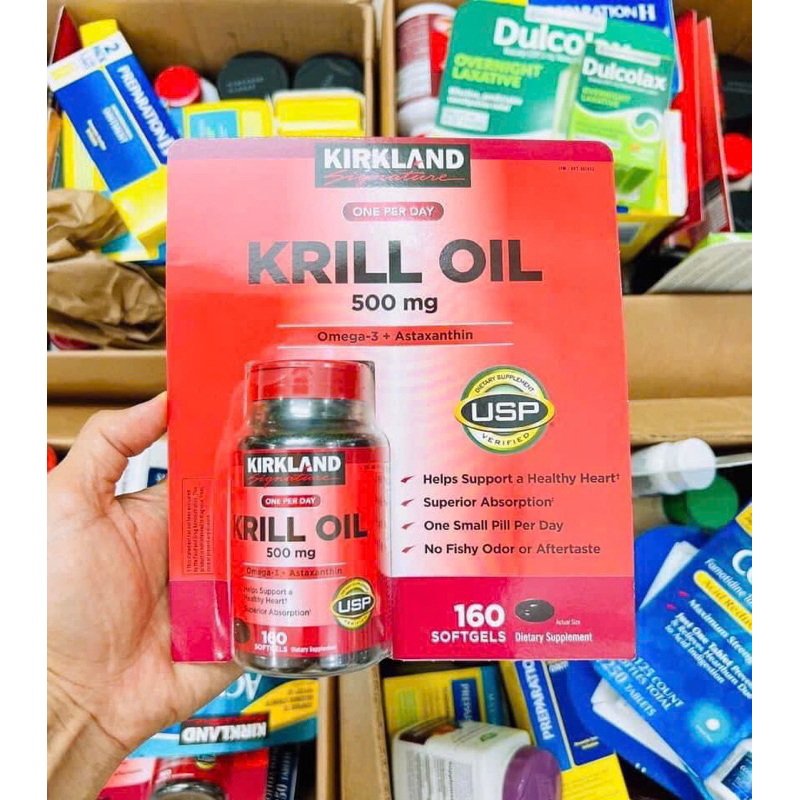 ❤️ Dầu Nhuyễn Thể Krill Oil Kirkland Rất Tốt Nhưng Ít Ai Biết Đến m)
